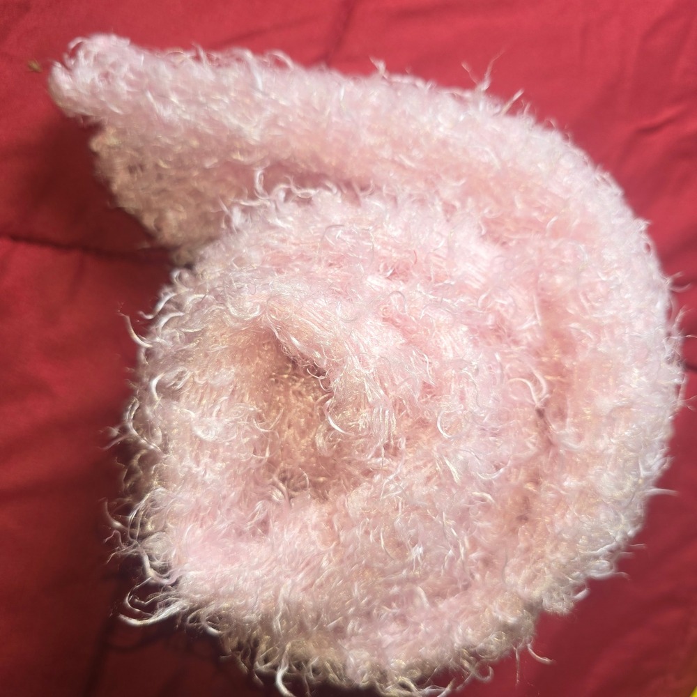 Magic Scarf like Bubble Gum Pink Fluffy Winter Wear 66"x3"